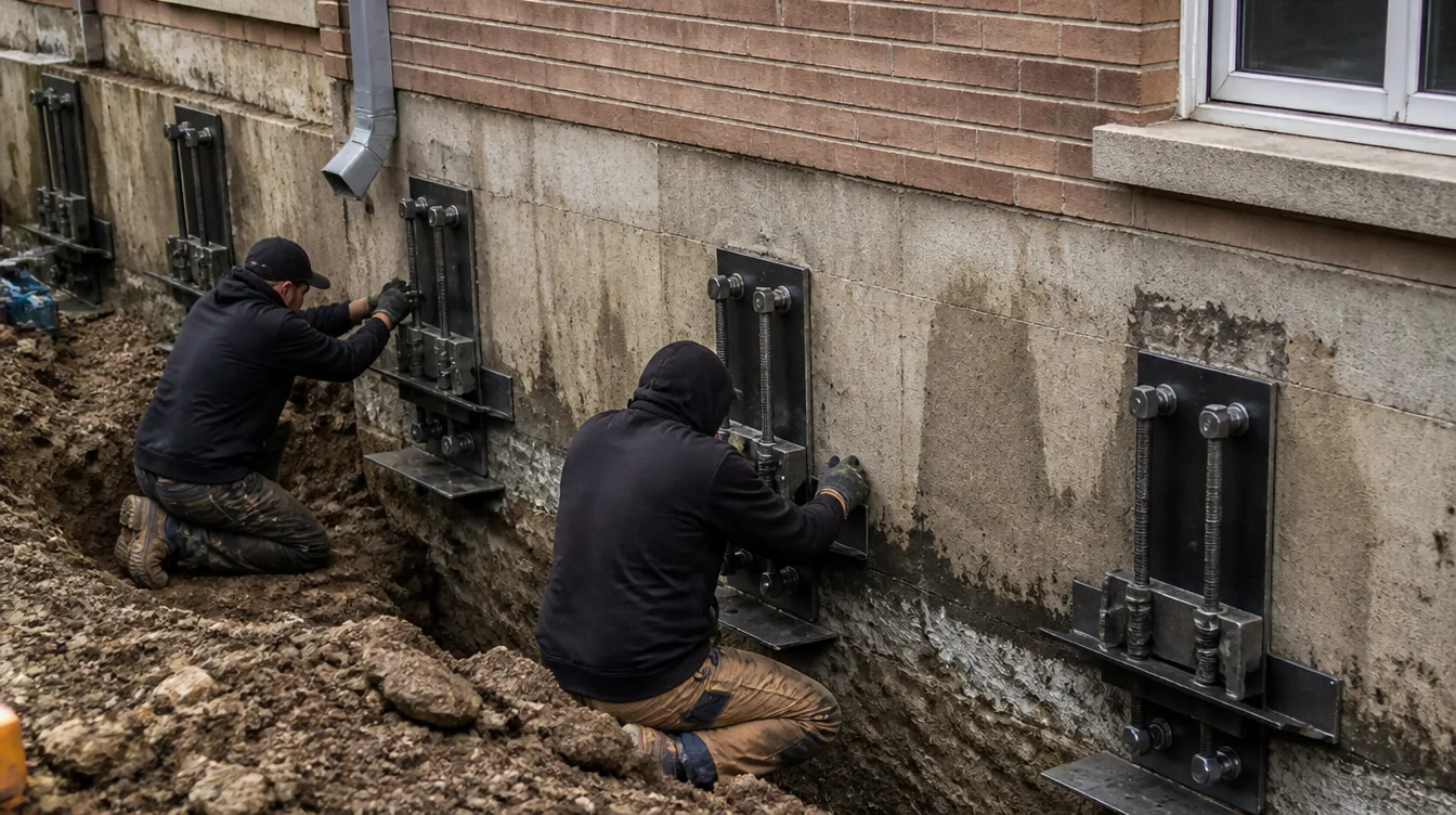 Structural assessment of a cracked foundation wall in a Hamilton home